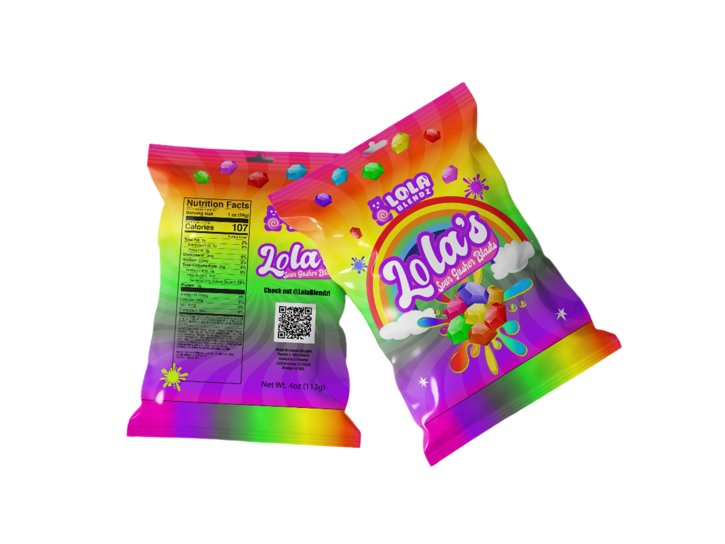 Lola's Sour Gusher Blasts