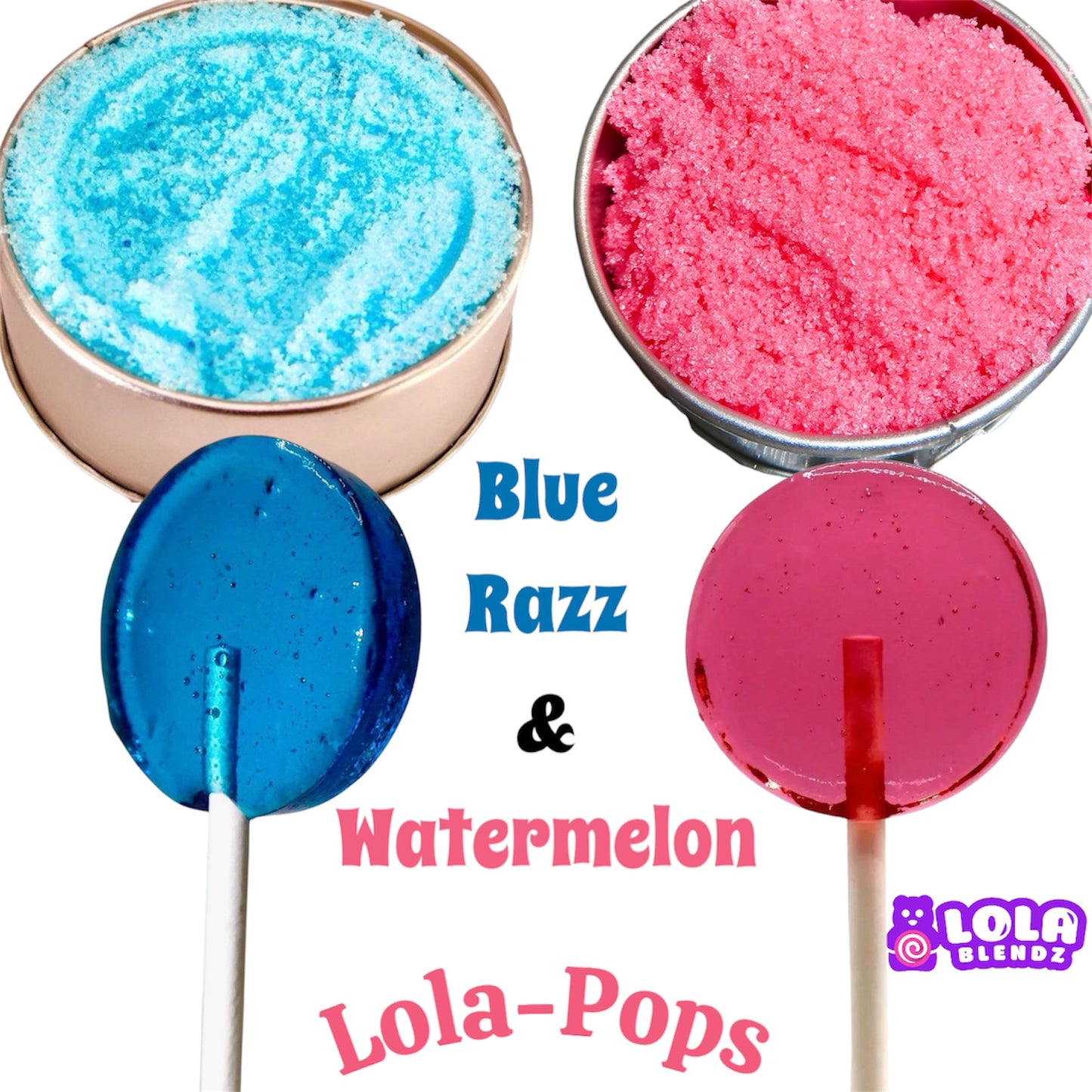 Lola-Pops Sweet Lollipops and Sour Powder